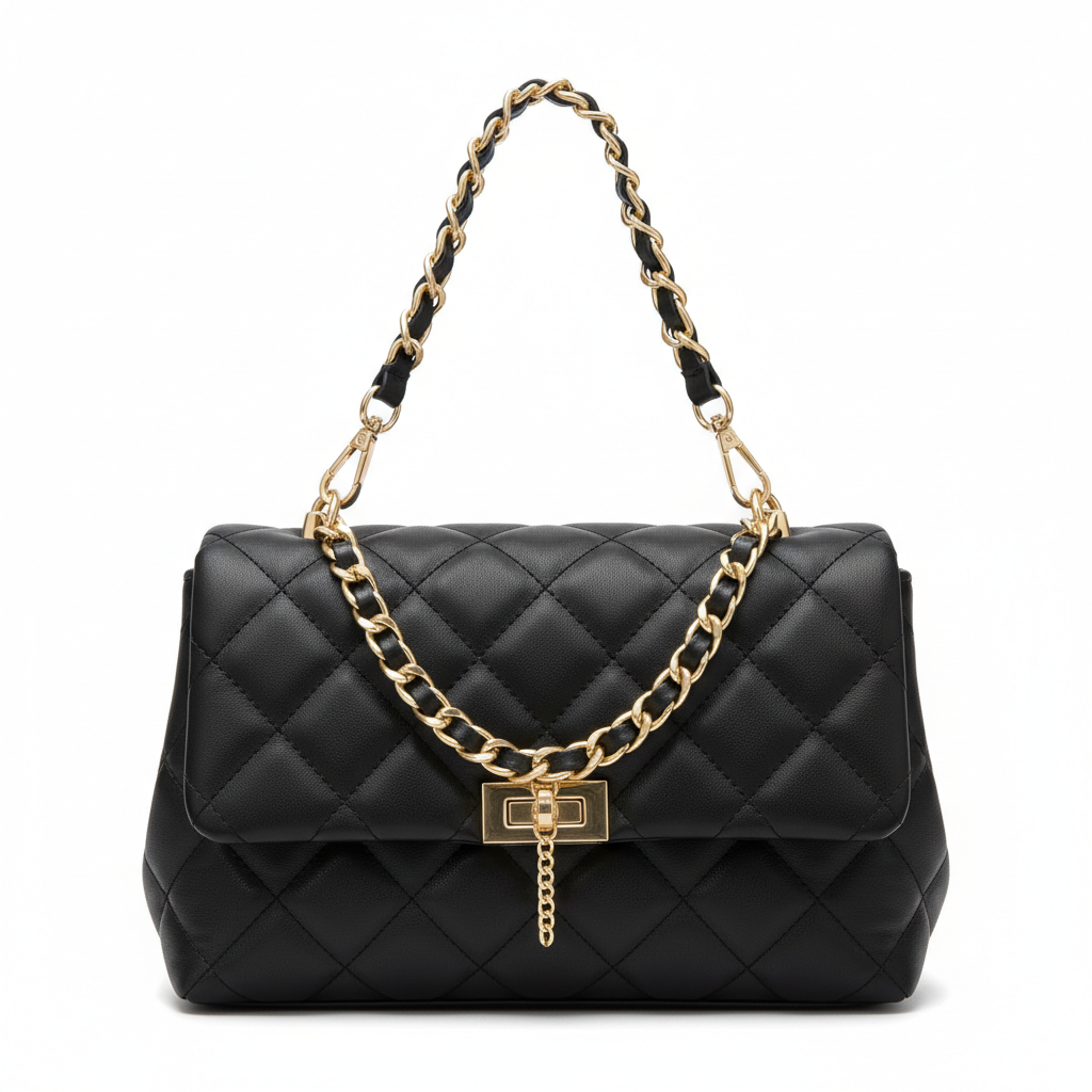 Women's Quilted Chain Strap Handbag